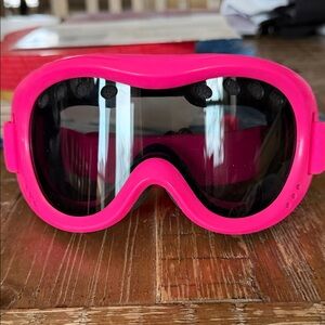 Kids Pink Ski Goggles